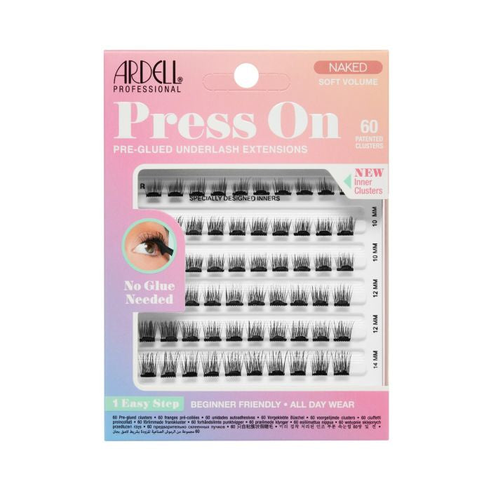 Ardell Press - On Naked Soft Volume Eyelash Multipack, 60 pcs #38963