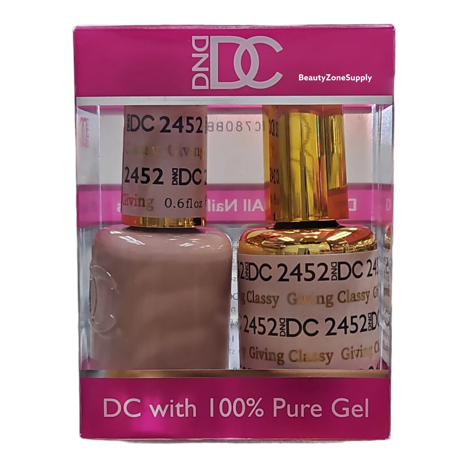 DND DC Duo Gel Polish and Lacquer Set - Giving a Classy Look #2452