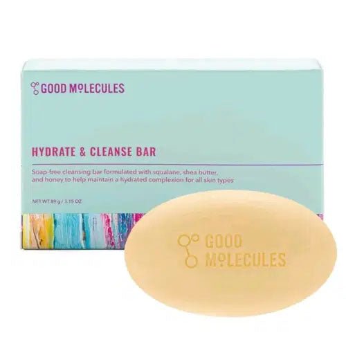 89g Good Molecules Ultra - Gentle Vegan Fragrance - Free Hydrating and Cleansing Bar
