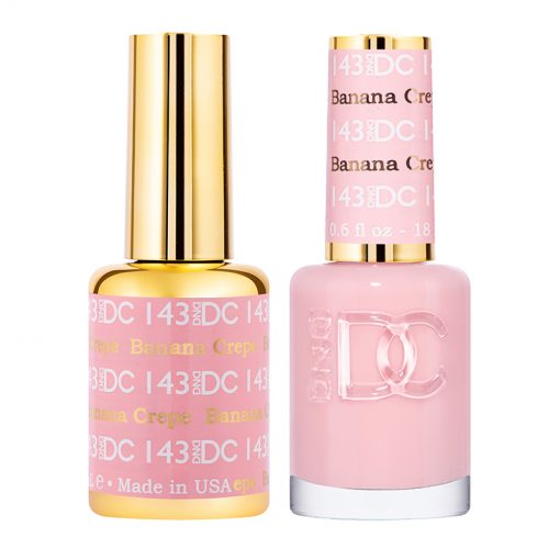 DND DC Gel Polish - Banana Crepe Gel Color #143, Ideal for Nail Art