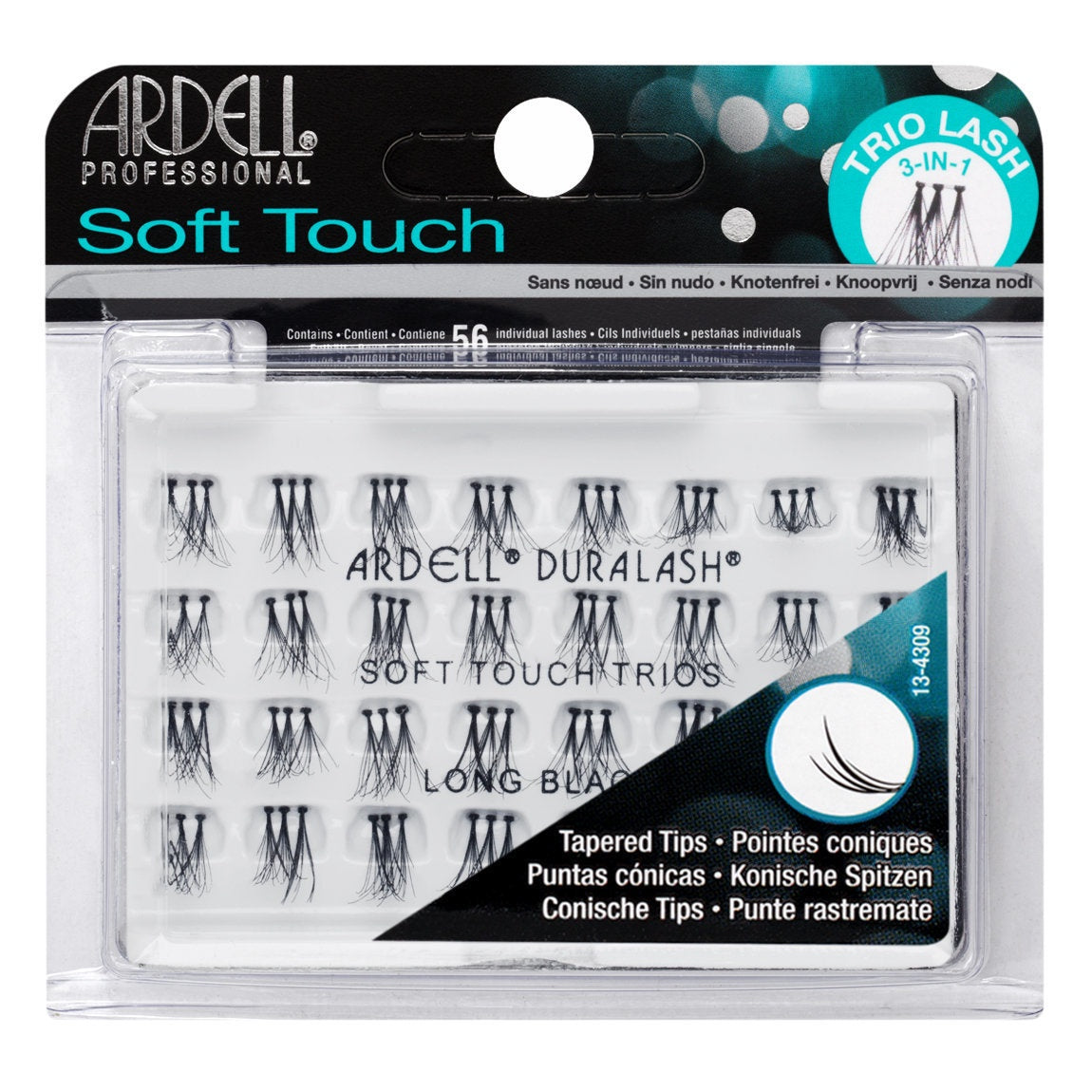 Ardell Long Double - Knotted Trio Individual False Eyelashes 66495