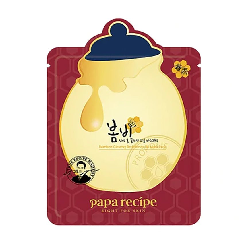 Papa Recipe Bombee Premium Ginseng Red Honey Infused Facial Oil Mask for Skin Nourishment
