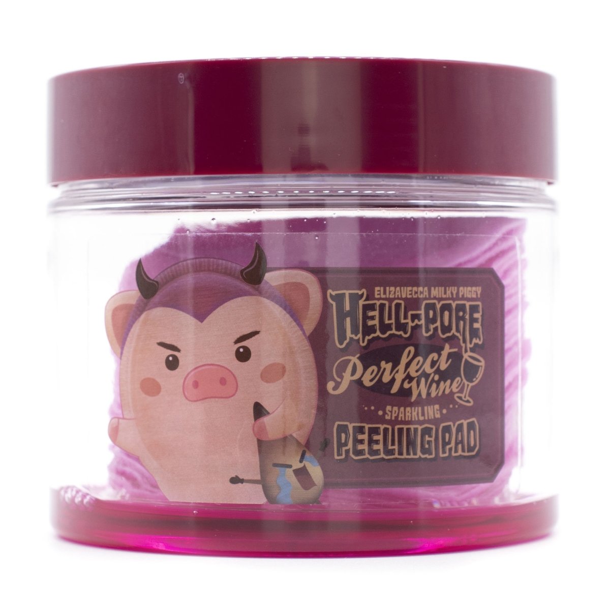 Elizavecca Milky Piggy Exquisite Wine Sparkling Exfoliating Pads - Pack of 30 Sheets for Pore Perfection
