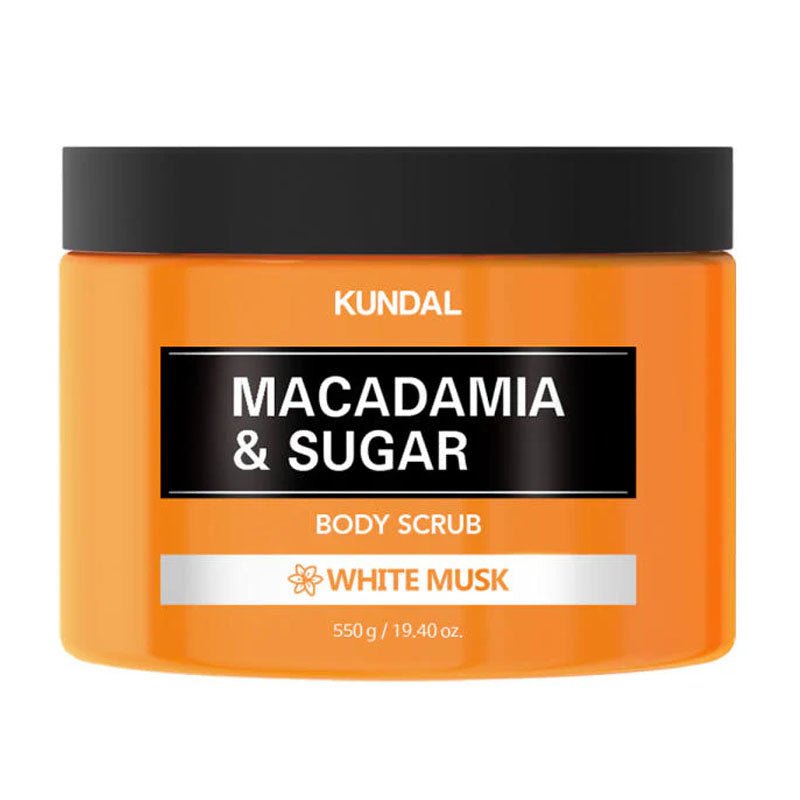 550g Premium Macadamia and Sugar-Based Body Exfoliating Scrub