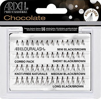 Ardell Knot-Free Chocolate Individual Eyelash Combo Pack