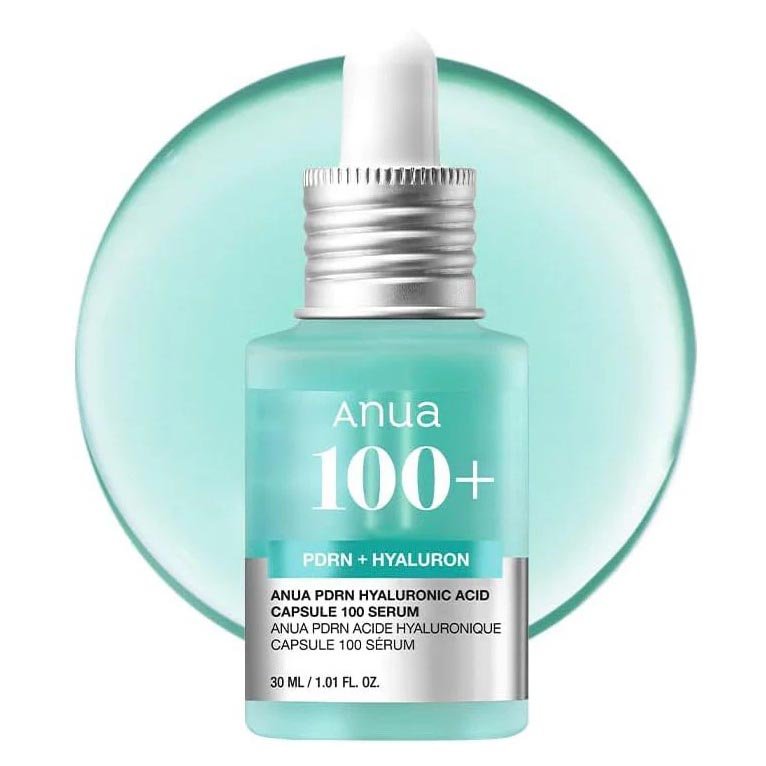 Anua Premium PDRN and 11 Kinds of Hyaluronic Acid Moisturizing Serum for Dehydrated Skin - 30ml Capsule Version