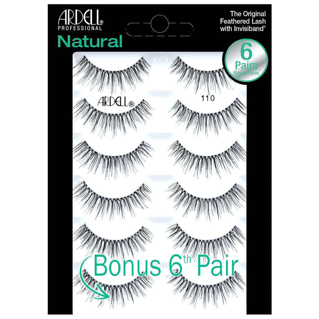 Ardell 5-Pack #110 Black Natural Eyelashes