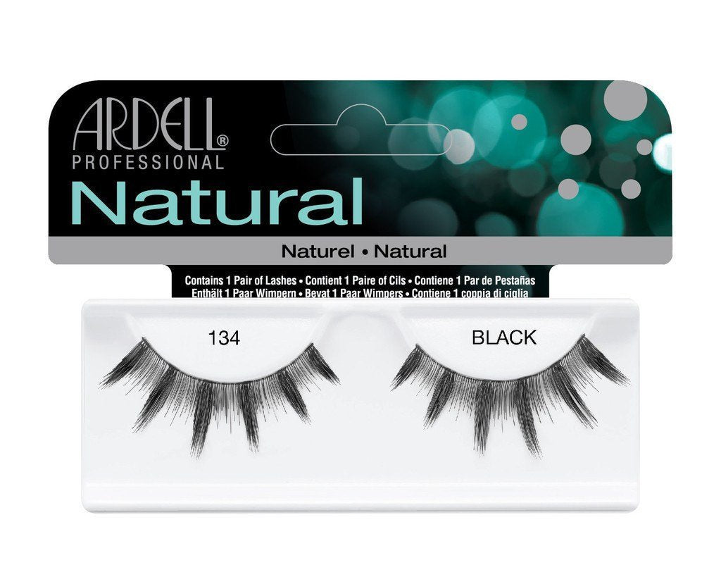 Ardell Fashion Black Natural False Eyelashes Style 134 #65009