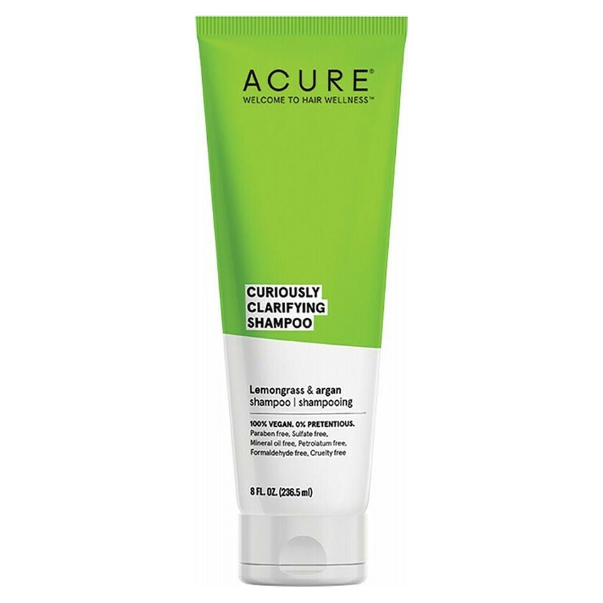 Acure Lemongrass 236ml Curiously Refreshing Clarifying Shampoo for All Hair Types