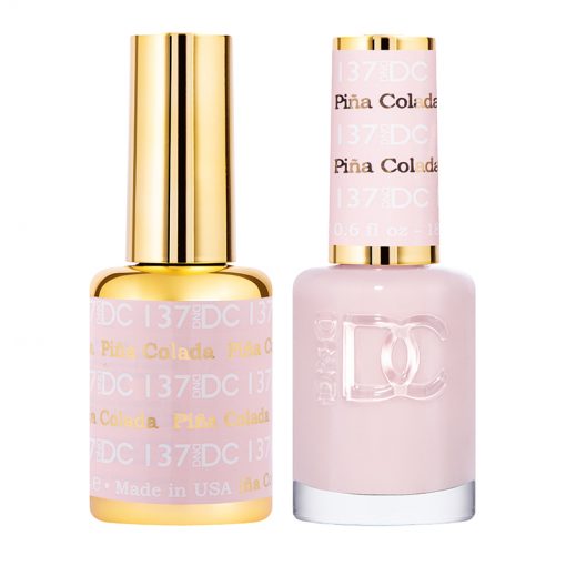 DND DC Pina Colada #137 Gel Polish Duo Set