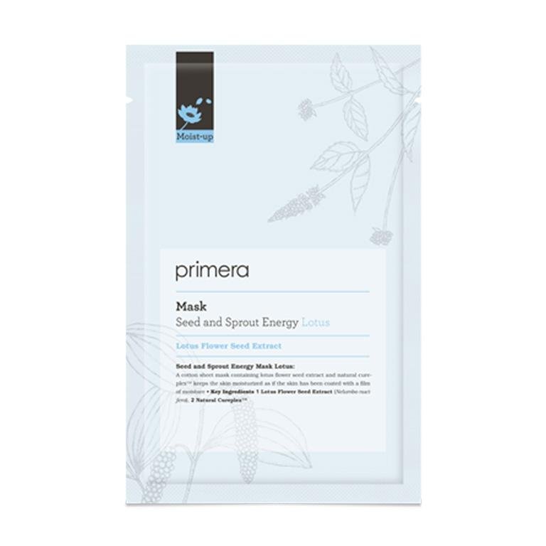 Primera Single-Piece Seed And Sprout Energy Hydrating Lotus Facial Mask Sheet
