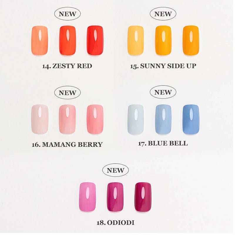 Romand Mood Pebble 7ml Nail Polish - Smooth Glossy Nail Lacquer