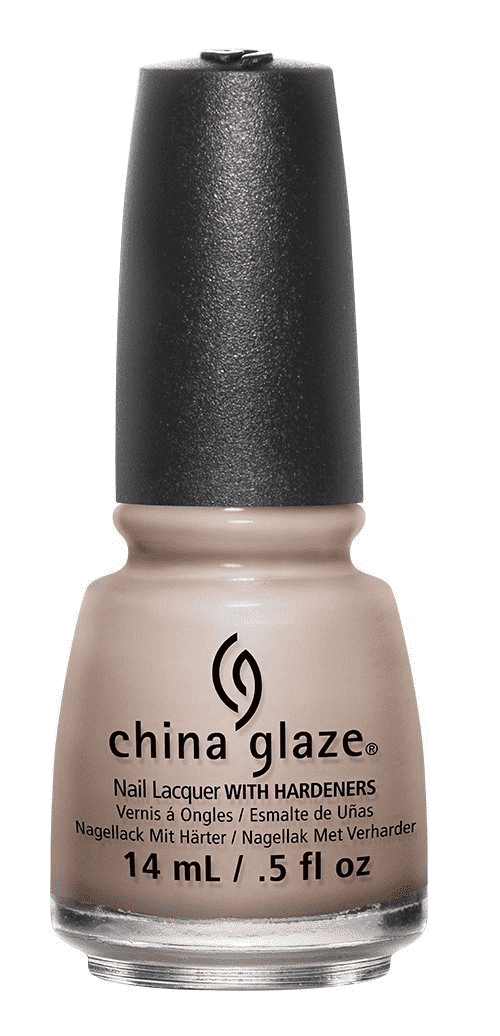 China Glaze Nail Lacquer - What's She Dune, a Tranquil Sandy Beige Creamy Nail Polish, 0.5 oz #82649