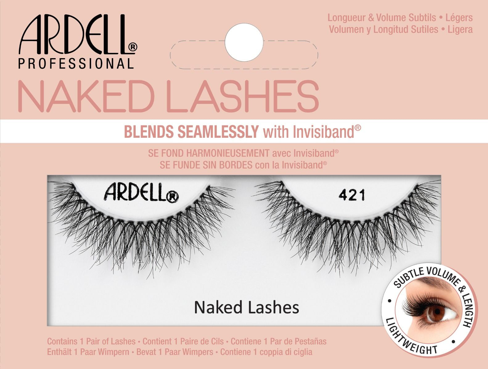 Ardell Strip Lashes 421 #70476 - Effortless Naked Look