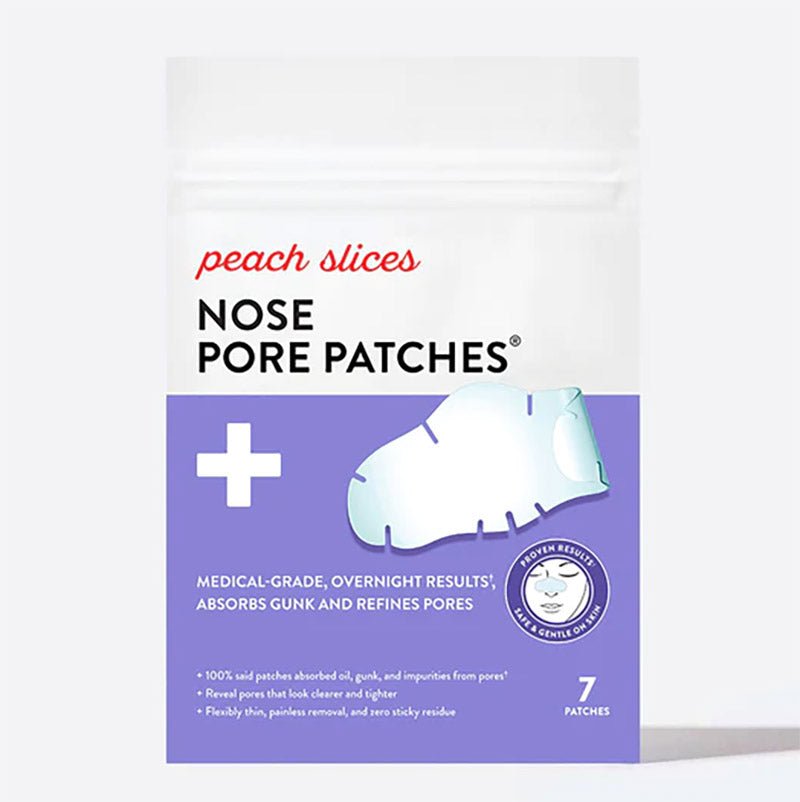 High - Quality Peach Slices Hydrocolloid Nose Pore Patches Pack of 7 for Clearer Skin