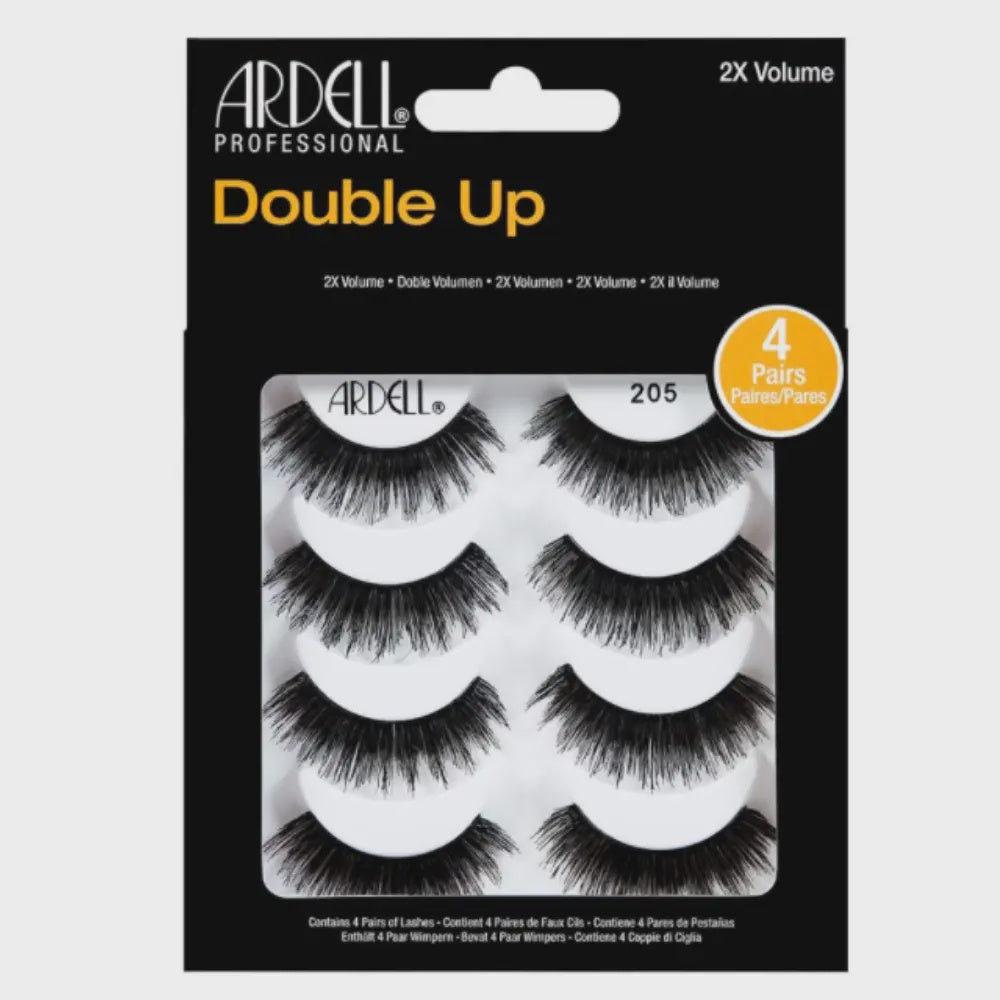 Ardell 4-Pack Double Up Style 205 Eyelashes