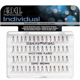Ardell Knot-Free Long Length Brown False Eyelashes #65055