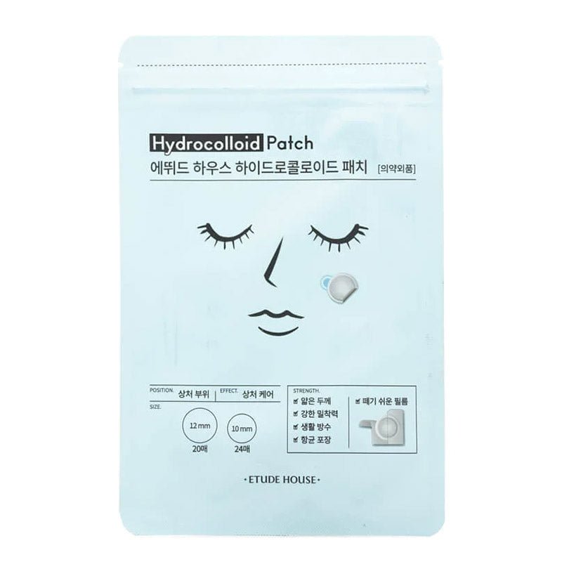 Etude House Hydrocolloid Acne Pimple Patches Set with 44 Patches