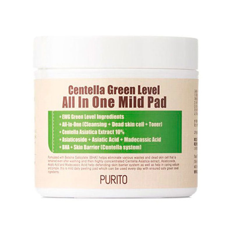 Purito Centella Green All - In - One Mild Pads: 70 Soft Skin Care Wonders