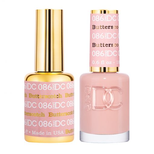 DND DC Gel & Lacquer Polish Duo - Butterscotch Shade #086