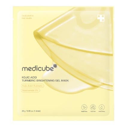 28g Medicube Kojic Acid and Turmeric Infused Gel Mask for Skin Brightening