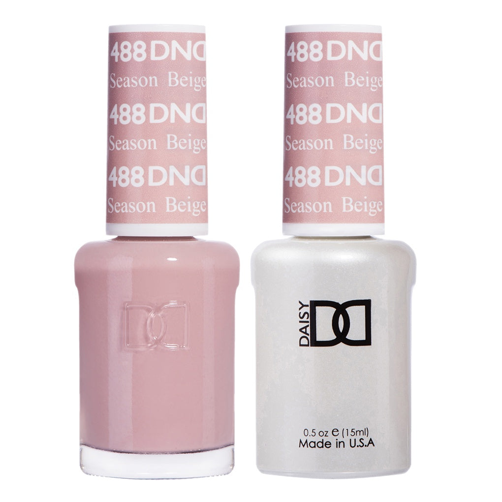 DND Seasonal Duo: Gel & Lacquer in Trendy Beige #488