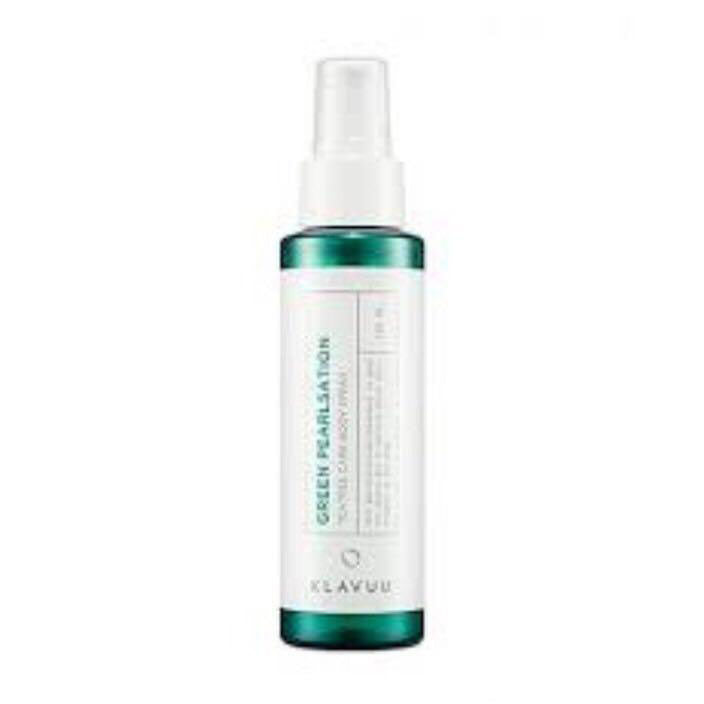 100ml Klavuu Natural Green Pearl Tea Tree Body Spray for Skin Calming and Hydration