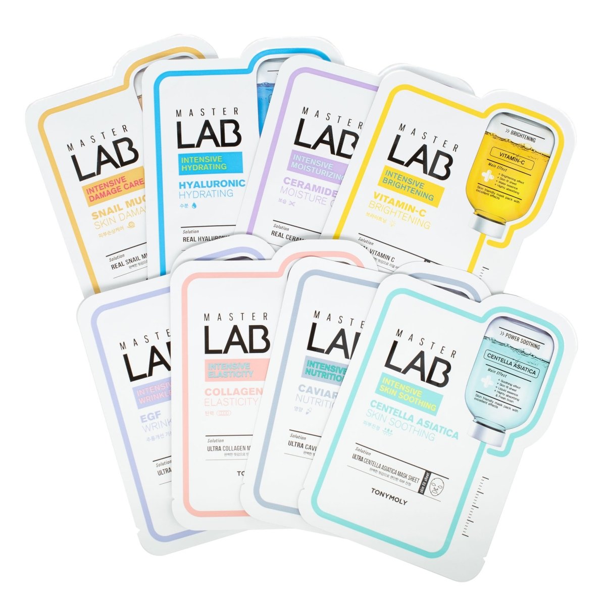 Tony Moly's Master Lab Ultra - Thin Natural Cellulose Mask Sheets in 8 Types