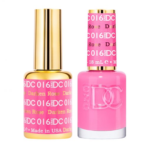 DND DC Duo Gel Polish - Enchanting Dark Rose Shade #016
