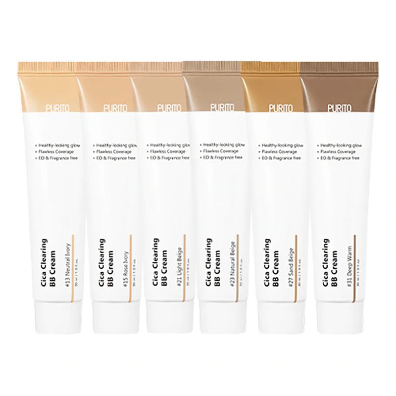 Purito 30ml Cicaplant Clearing Beauty Balm (BB) Cream for Flawless Skin Coverage