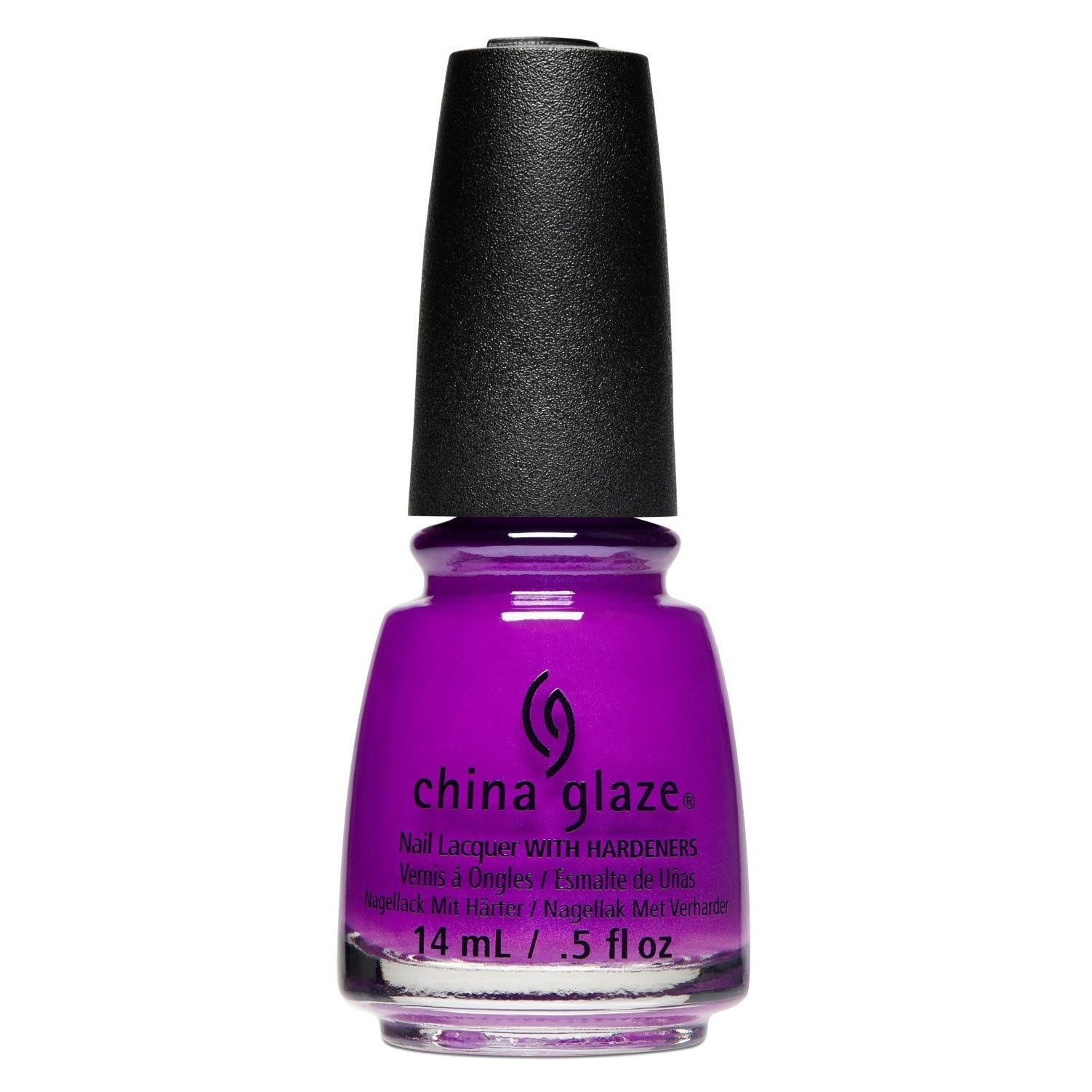 China Glaze Summer Reign Nail Lacquer with Bright Purple Shimmer, 0.5 oz (#80014)