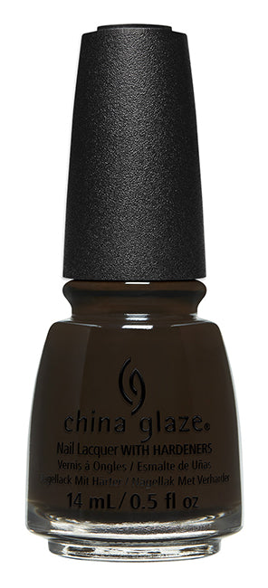 0.5oz China Glaze My Broomstick Runs On Coffee Nail Lacquer #58156