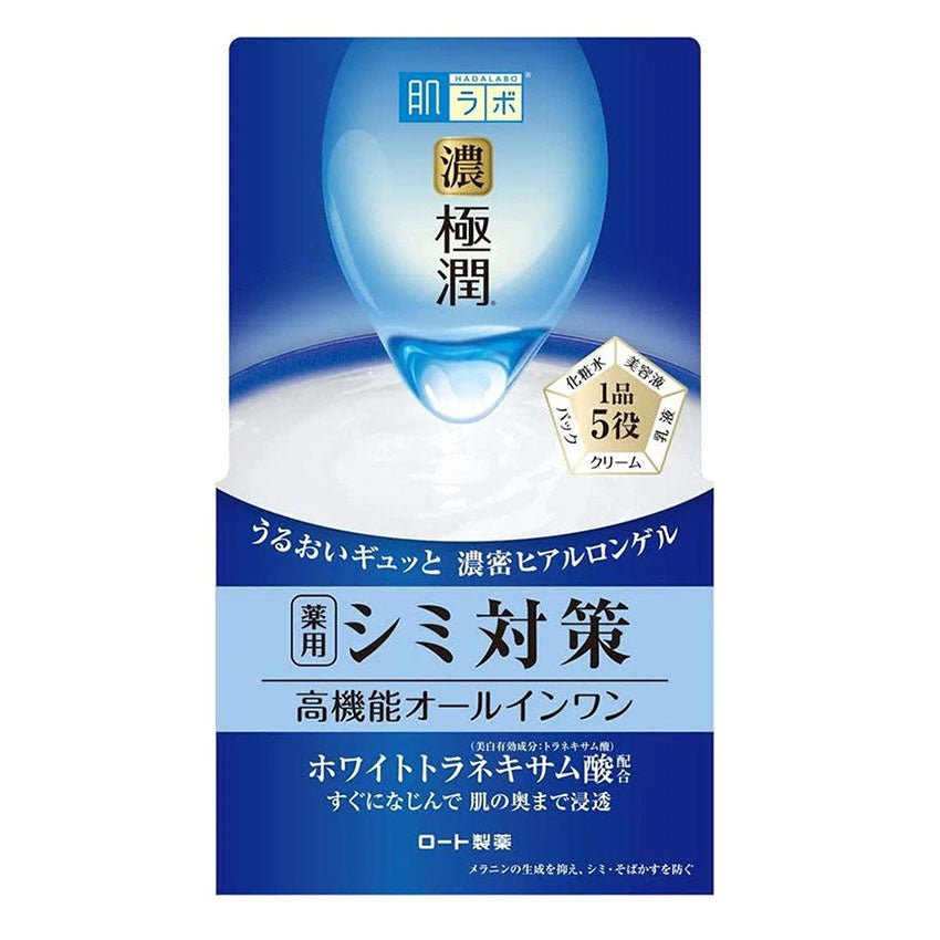 Rohto Hada Labo Gokujyun Premium Whitening Perfect Gel Moisturizer - 100g