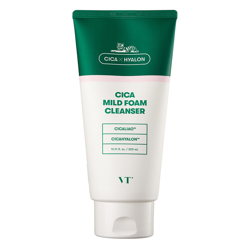 300ml VT Cosmetics Mild Cica Foaming Facial Cleanser
