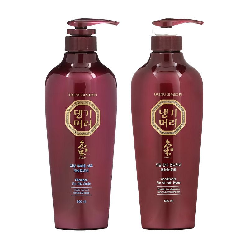 500ml Daeng Gi Meo Ri Shampoo & Conditioner Set for Damaged, Oily Hair