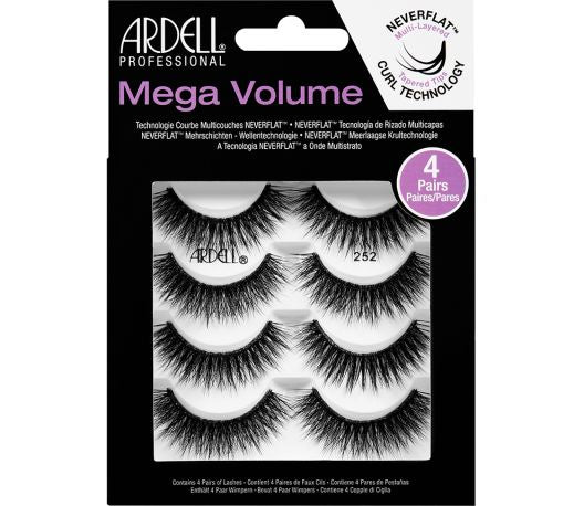 Ardell 4 - Pack Mega Volume 252 Bold Strip Lashes #67889