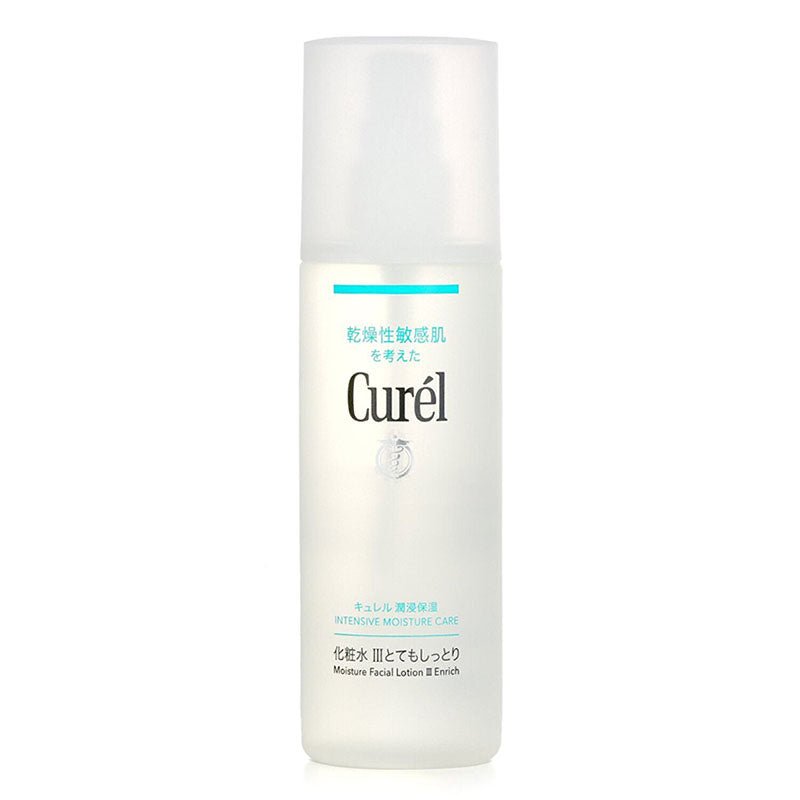 Curel Facial Lotion III Enrich - 150ml Intensive Moisture Care for Sensitive Skin