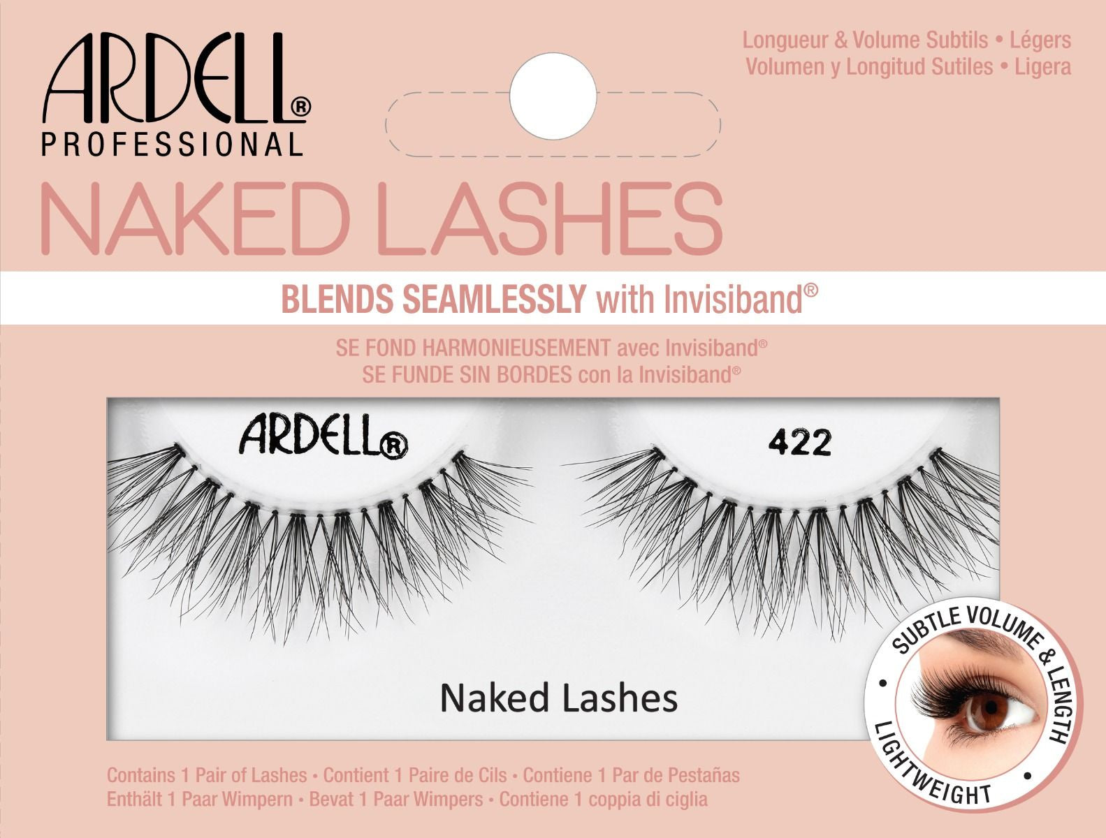 Ardell 422 Naked Strip Lashes for Effortless Look #70477