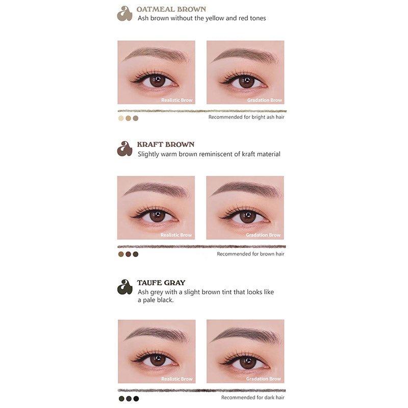Unleashia Ultra-Smooth Defining Eyebrow Pencil for Natural Brows