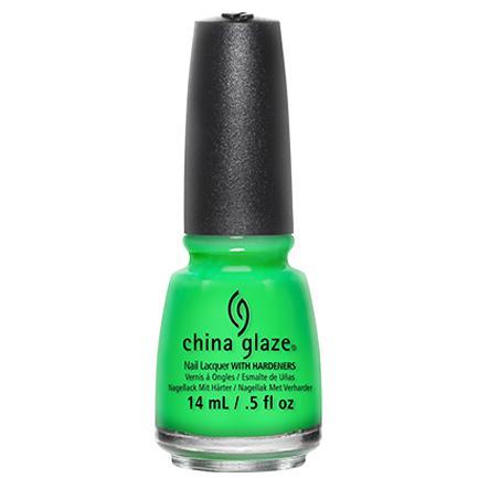 China Glaze Nail Lacquer - In The Lime Light Shade, 0.5 Ounce Bottle (#70640)