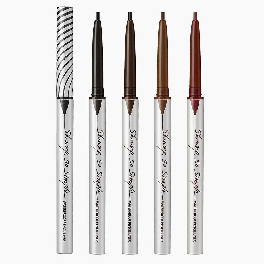 Sharp and Effortless Waterproof Pencil Eyeliner for Precise Eye Makeup