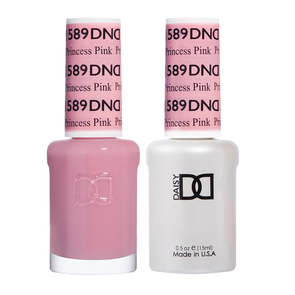 DND Duo Gel & Lacquer in Stunning Princess Pink Shade #589