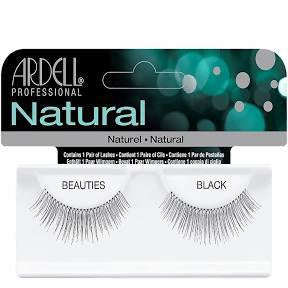 Ardell Invisible Bands Natural False Eyelash Beauties in Stunning Black Color #65020