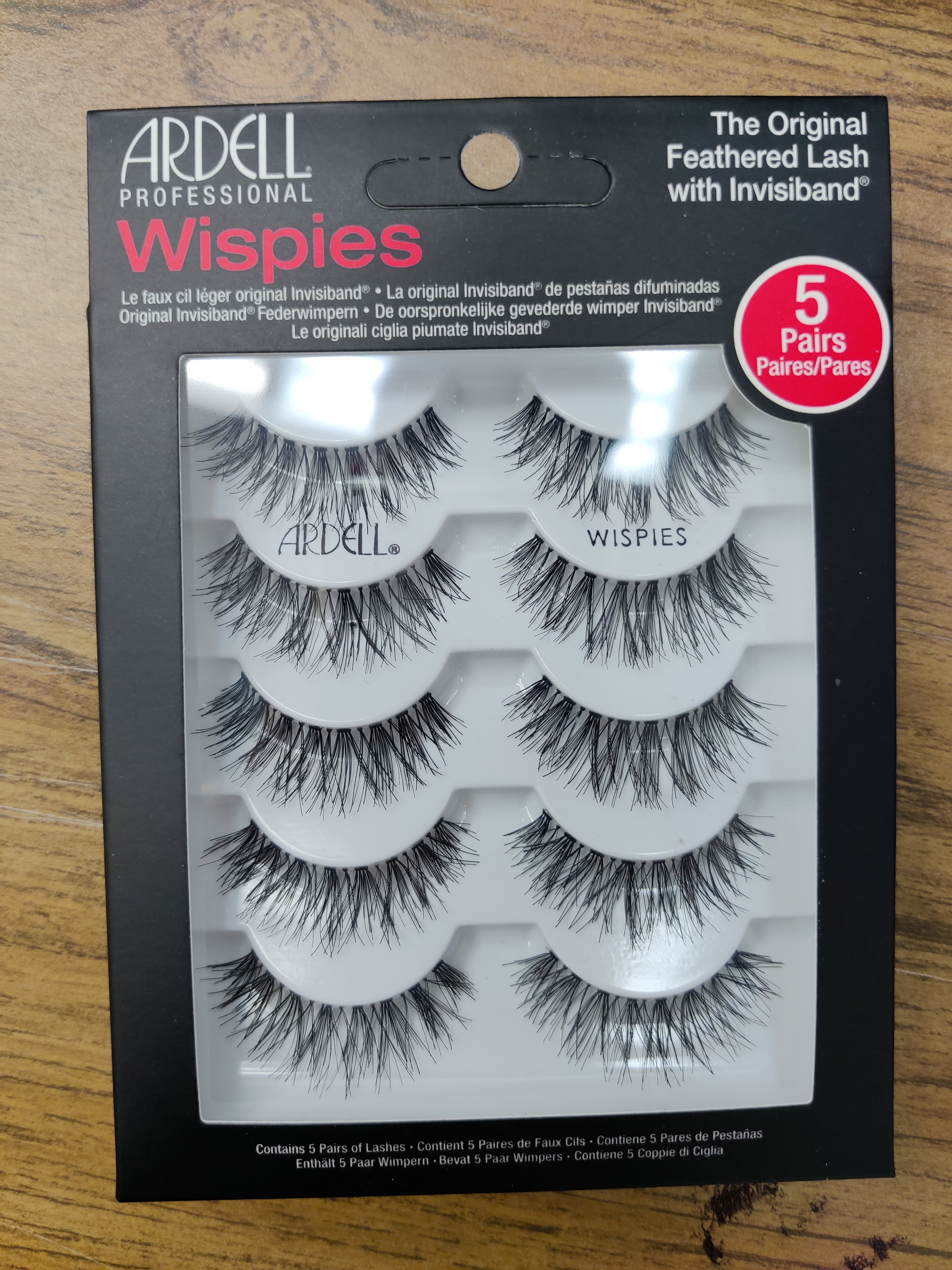 Ardell Premium Eyelash Collection: 5 Pack of Wispies Style Eyelashes #68984