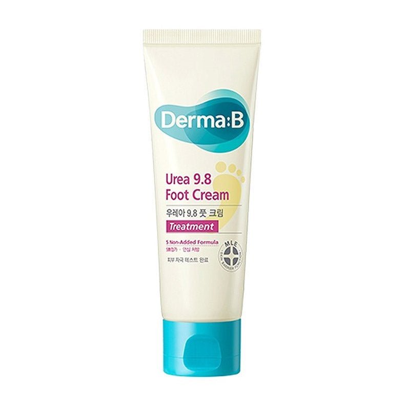 80ml Derma:B High-Moisturizing Urea 9.8% Foot Cream for Smoothing Rough Feet