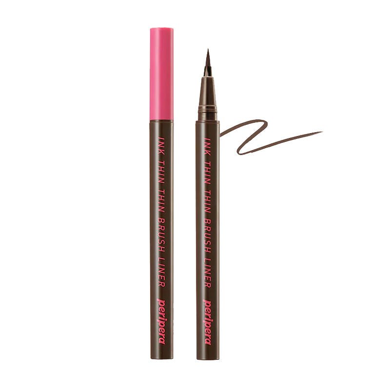 Peripera Ultra-Thin Liquid Ink Brush Eyeliner in 02 Brown Film