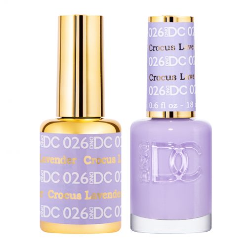 DND DC Gel Polish Duo Set in Beautiful Crocus Lavender #026