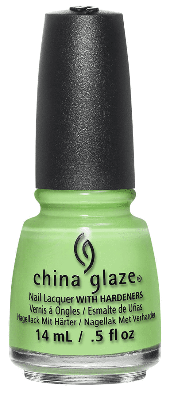 China Glaze Neon Light Lime Creme Lacquer - 0.5 oz #83548
