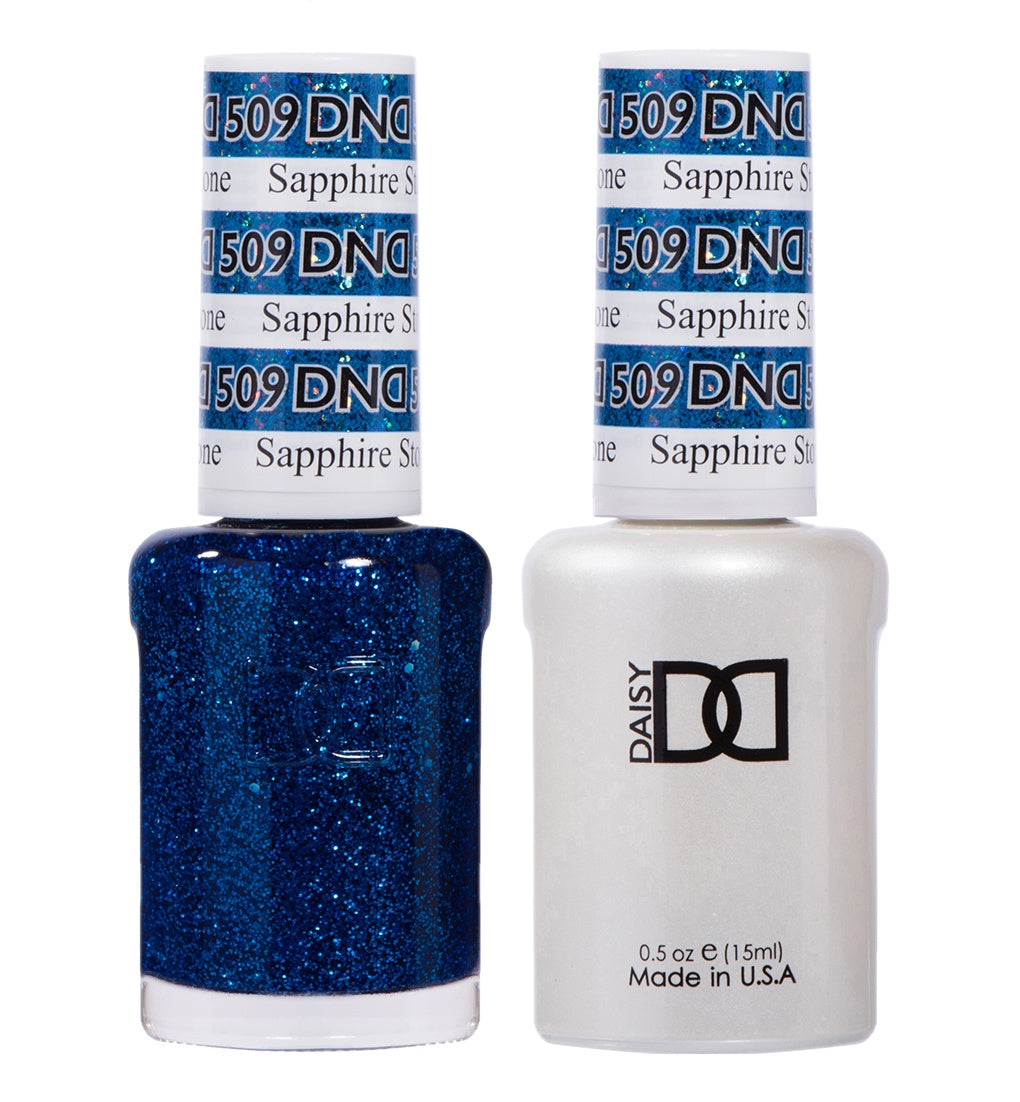 DND Duo Gel & Lacquer Set: Stunning Sapphire Stone #509