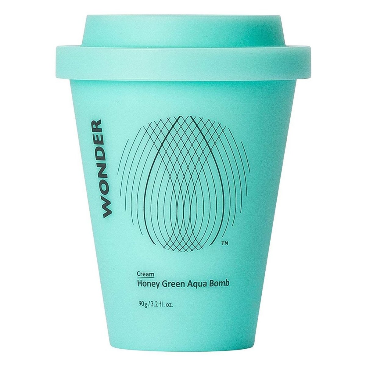 Haruharu Wonder Honey-Infused Green Tea Aqua Bomb Moisturizing Cream 90g